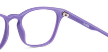 Load image into Gallery viewer, Purple Wayfarer Full Rim Unisex Eyeglasses by Hooper-219070