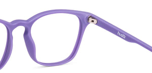 Purple Wayfarer Full Rim Unisex Eyeglasses by Hooper-219070