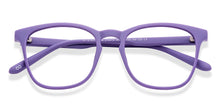 Load image into Gallery viewer, Purple Wayfarer Full Rim Unisex Eyeglasses by Hooper-219070