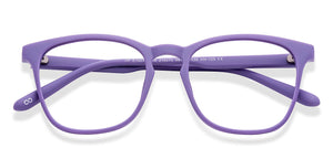 Purple Wayfarer Full Rim Unisex Eyeglasses by Hooper-219070