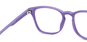 Purple Wayfarer Full Rim Unisex Eyeglasses by Hooper-219070