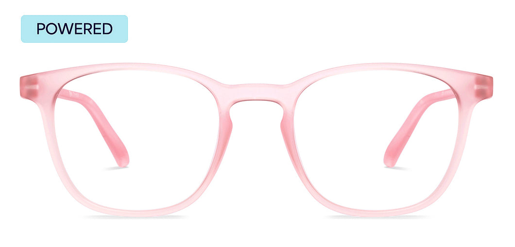 Pink Wayfarer Full Rim Unisex Eyeglasses by Hooper-224782