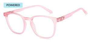 Pink Wayfarer Full Rim Unisex Eyeglasses by Hooper-224782