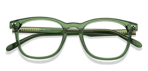 Green Wayfarer Full Rim Unisex Eyeglasses by Lenskart Hustlr Screen Glasses-222931