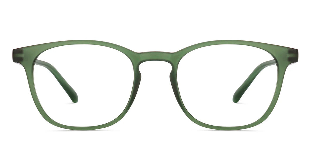 Green Wayfarer Full Rim Unisex Eyeglasses by Lenskart Hustlr-222251