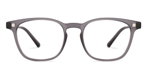 Matte Light Grey Wayfarer Full Rim Unisex Eyeglasses by Lenskart Hustlr-227534