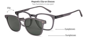 Matte Light Grey Wayfarer Full Rim Unisex Eyeglasses by Lenskart Hustlr-227534