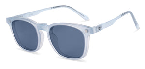 Sky Blue Wayfarer Full Rim Unisex Eyeglasses by Lenskart Hustlr-227535