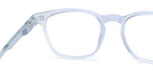 Sky Blue Wayfarer Full Rim Unisex Eyeglasses by Lenskart Hustlr-227535