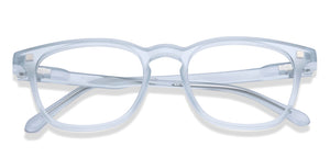 Sky Blue Wayfarer Full Rim Unisex Eyeglasses by Lenskart Hustlr-227535