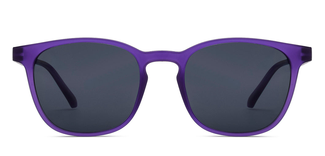 Violet Wayfarer Full Rim Unisex Sunglasses by Lenskart Hustlr-219261