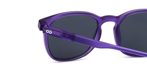 Violet Wayfarer Full Rim Unisex Sunglasses by Lenskart Hustlr-219261