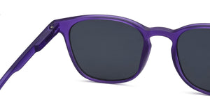 Violet Wayfarer Full Rim Unisex Sunglasses by Lenskart Hustlr-219261