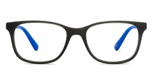 Load image into Gallery viewer, Black Rectangle Full Rim Kids Eyeglasses by Hooper Screen Glasses-212038