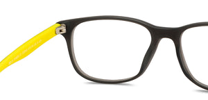 Black Rectangle Full Rim Kids Eyeglasses by Hooper Screen Glasses-212040