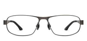 Gunmetal Rectangle Full Rim Unisex Eyeglasses by Lenskart STUDIO-213162