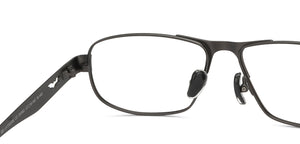 Gunmetal Rectangle Full Rim Unisex Eyeglasses by Lenskart STUDIO-213162