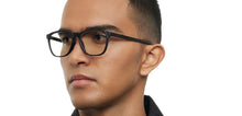 Load image into Gallery viewer, Black Square Full Rim Unisex Eyeglasses by Lenskart STUDIO-213165