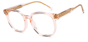 Pink Pentagonal Full Rim Unisex Eyeglasses by Lenskart-217401