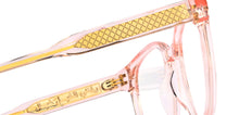 Load image into Gallery viewer, Pink Pentagonal Full Rim Unisex Eyeglasses by Lenskart-217401