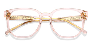 Pink Pentagonal Full Rim Unisex Eyeglasses by Lenskart-217401