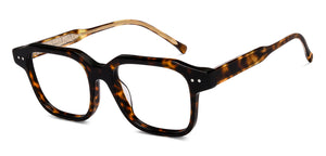 Tortoise Square Full Rim Unisex Eyeglasses by Lenskart-217403