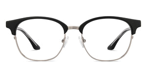 Black Square Full Rim Unisex Eyeglasses by Lenskart-217407