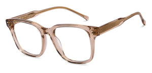 Brown Square Full Rim Unisex Eyeglasses by Lenskart-217409