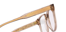 Load image into Gallery viewer, Brown Square Full Rim Unisex Eyeglasses by Lenskart-217409