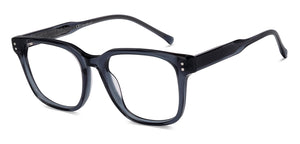 Grey Square Full Rim Unisex Eyeglasses by Lenskart-217410