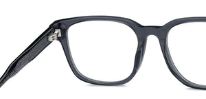 Grey Square Full Rim Unisex Eyeglasses by Lenskart-217410