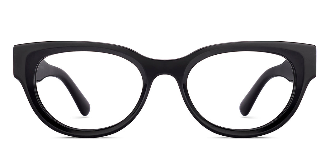 Black Round Full Rim Women Eyeglasses by Lenskart-219914