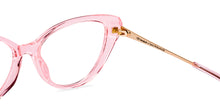 Load image into Gallery viewer, Pink Cat Eye Full Rim Women Eyeglasses by Lenskart-219916