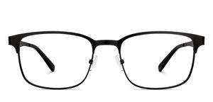 Black Rectangle Full Rim Men Eyeglasses by Lenskart-223059