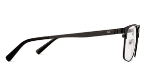 Black Rectangle Full Rim Men Eyeglasses by Lenskart-223059