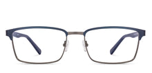 Load image into Gallery viewer, Blue Rectangle Full Rim Men Eyeglasses by Lenskart-223071