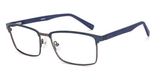 Load image into Gallery viewer, Blue Rectangle Full Rim Men Eyeglasses by Lenskart-223071
