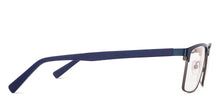 Load image into Gallery viewer, Blue Rectangle Full Rim Men Eyeglasses by Lenskart-223071