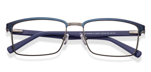 Blue Rectangle Full Rim Men Eyeglasses by Lenskart-223071