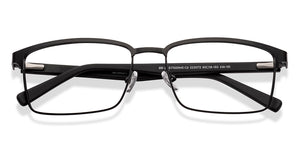Black Rectangle Full Rim Men Eyeglasses by Lenskart-223072