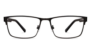 Black Rectangle Full Rim Men Eyeglasses by Lenskart-223073
