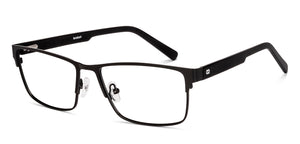 Black Rectangle Full Rim Men Eyeglasses by Lenskart-223073