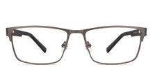 Load image into Gallery viewer, Gunmetal Rectangle Full Rim Men Eyeglasses by Lenskart-223074