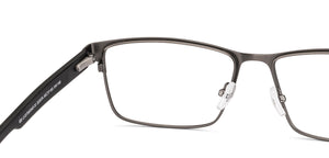 Gunmetal Rectangle Full Rim Men Eyeglasses by Lenskart-223074