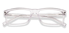 Load image into Gallery viewer, Transparent Rectangle Full Rim Men Eyeglasses by Lenskart-223078