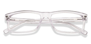 Transparent Rectangle Full Rim Men Eyeglasses by Lenskart-223078