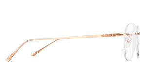 Rose Gold Round Rimless Unisex Eyeglasses by Lenskart-223181