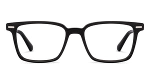 Black Rectangle Full Rim Unisex Eyeglasses by Lenskart-225819