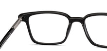Load image into Gallery viewer, Black Rectangle Full Rim Unisex Eyeglasses by Lenskart-225819