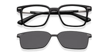 Load image into Gallery viewer, Black Rectangle Full Rim Unisex Eyeglasses by Lenskart-225819